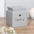 Grey Love Cut Out Oil Burner-Oil Burners