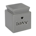 Grey Love Cut Out Oil Burner - £11.99 - Oil Burners 