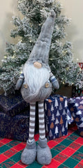 Grey Standing Gonk 60cm-Christmas Ornaments