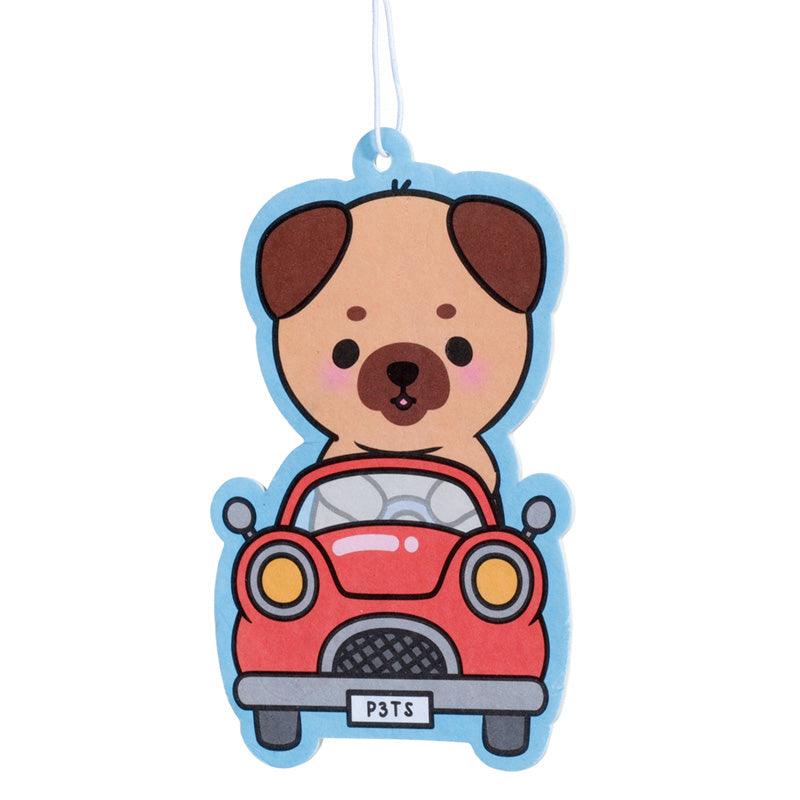 Gus the Pug Adoramals Strawberry Scented Air Freshener-