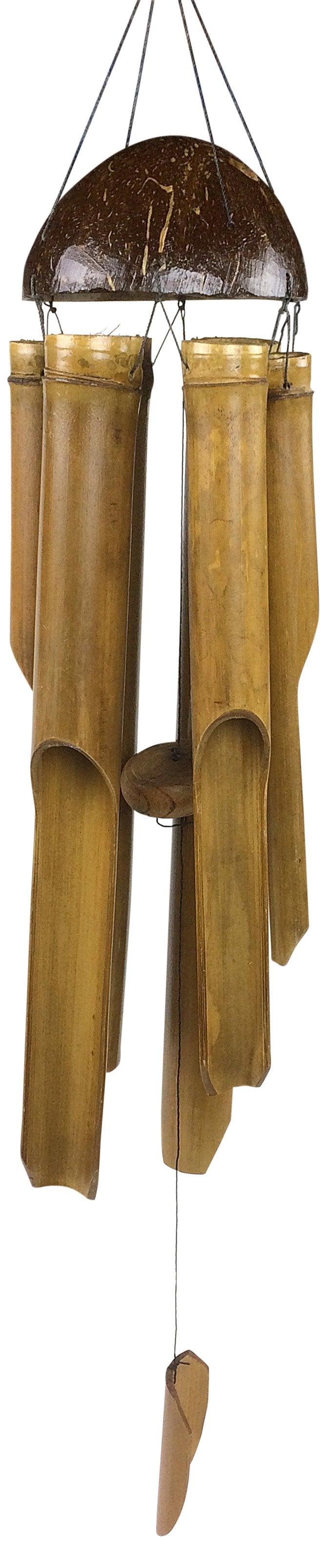 Half Coconut Wind Chime 60cm - £25.99 - Garden Ornaments & Birdbaths 