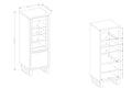 Halle 05 Tall Display Cabinet-Living Room Display Cabinet