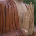 Hand Carved Buddha Statue - 30cm Welcome-