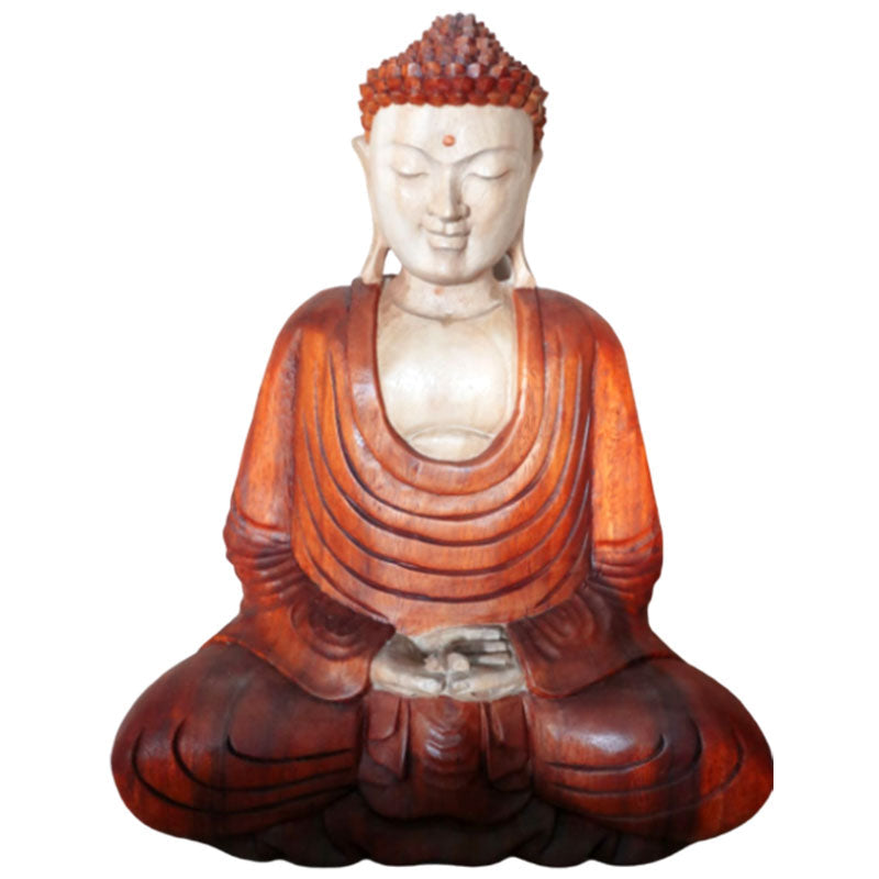 Hand Carved Buddha Statue - 40cm Hand Down - £107.0 - 