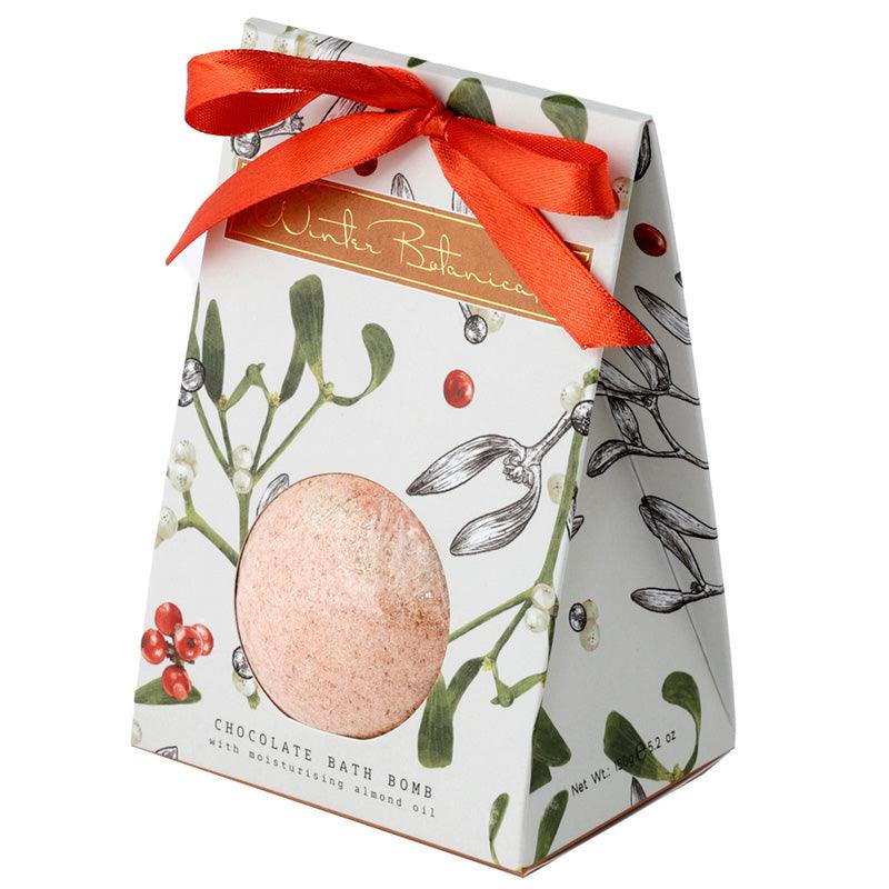 Handmade Bath Bomb in Gift Box - Christmas Winter Botanicals - £7.99 - 