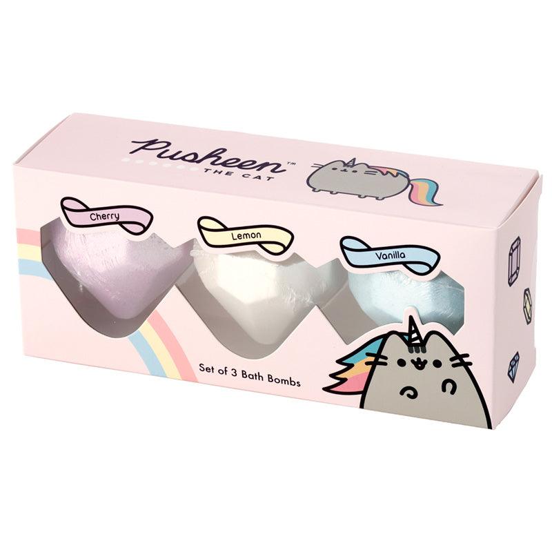 Handmade Bath Bomb Set of 3 - Pusheen the Cat - £9.99 - 