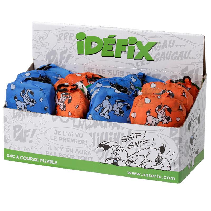 Handy Fold Up Asterix Idefix (Dogmatix) Shopping Bag with Holder-