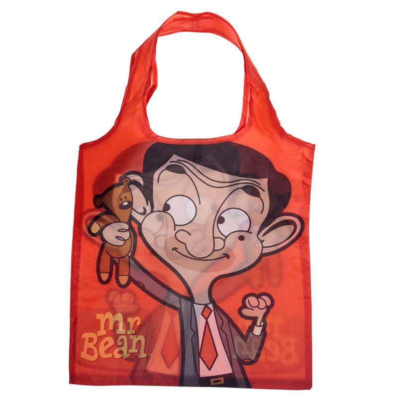 Handy Fold Up Mr Bean Shopping Bag with Holder-