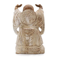 Happy Buddha Hands Up - Whitewash 40cm-