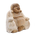 Happy Buddha - Whitewash 30cm-