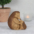 Happy Hoglet Mother and Baby Hedgehog Ornament-Ornaments