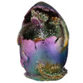 Hatching Egg Metallic Rainbow Dragon Figurine-