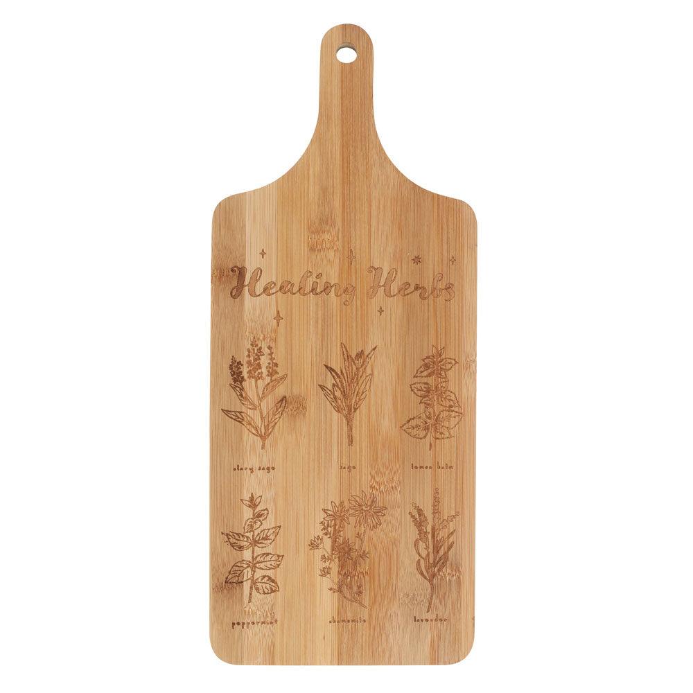 Healing Herbs Wooden Chopping Board - £17.99 - Kitchen Witch 