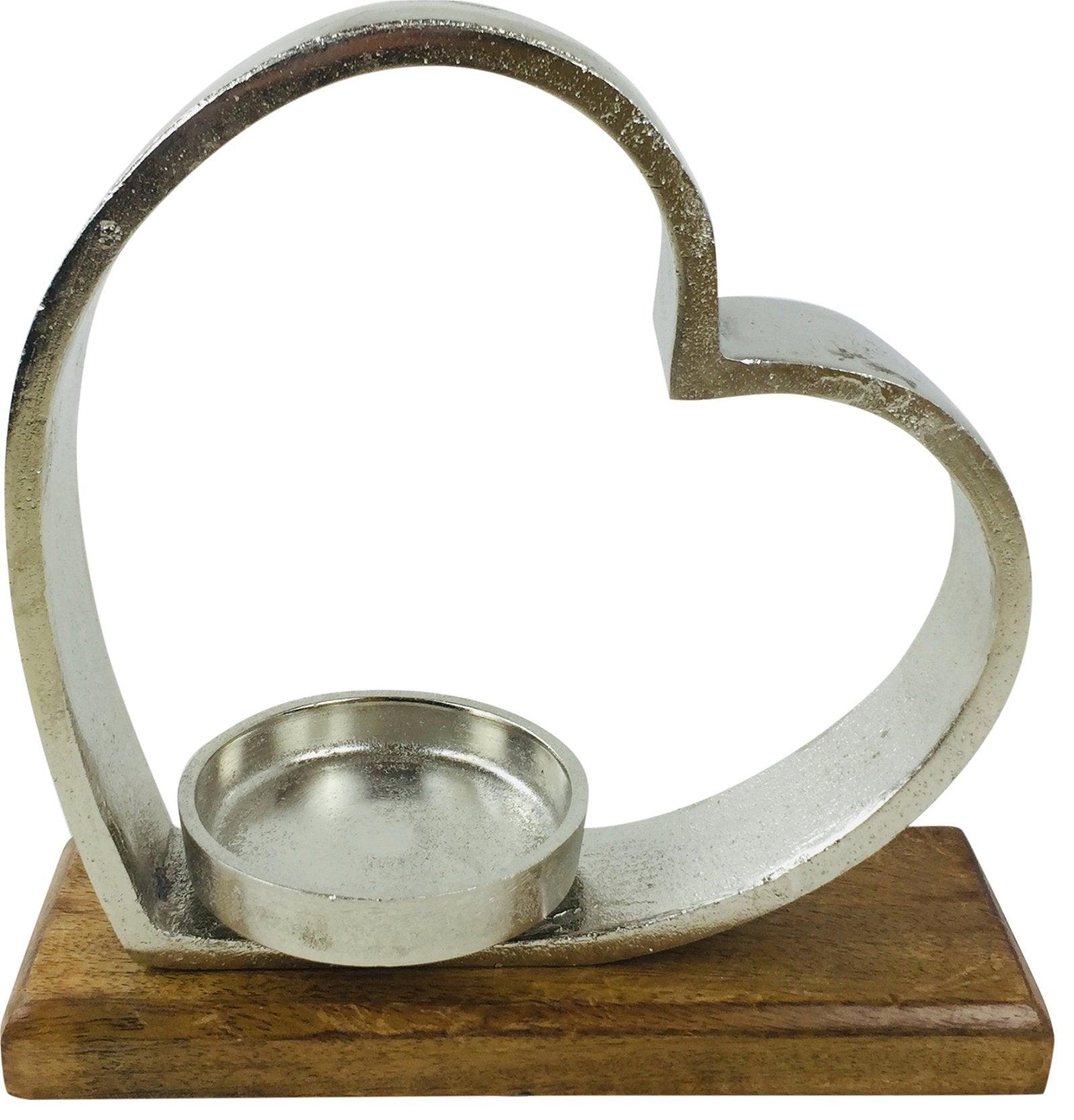 Heart Tea Light Holder 28cm-Tealight Holders