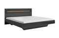 Hektor 31 Bed 160cm Grey Gloss Bed Frame 