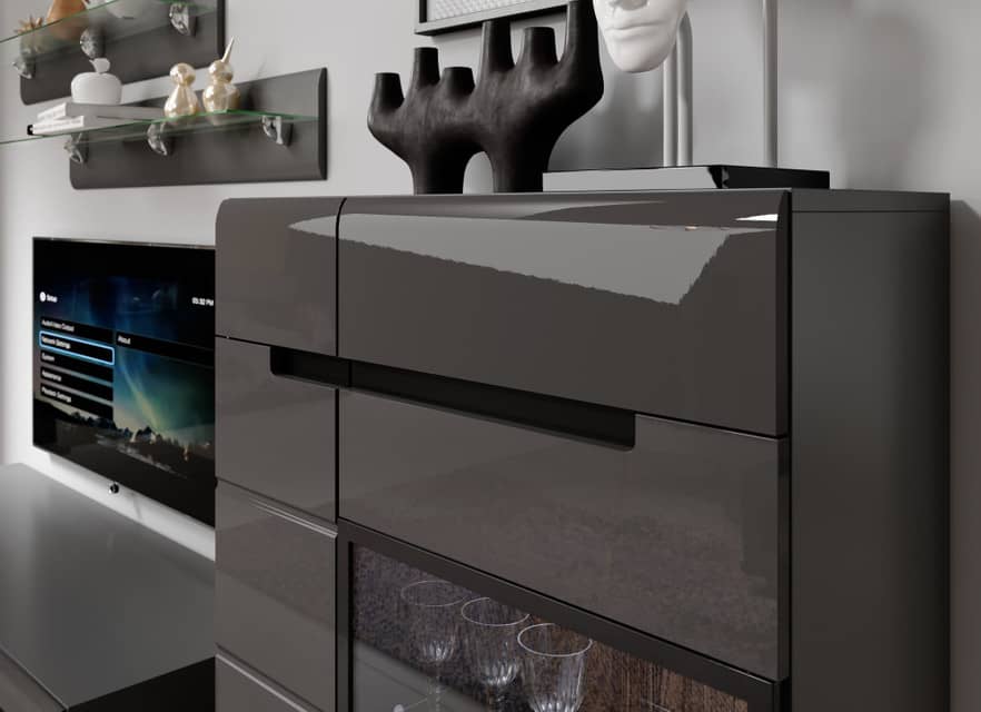 Hektor 44 Sideboard Cabinet-Living Sideboard Cabinet