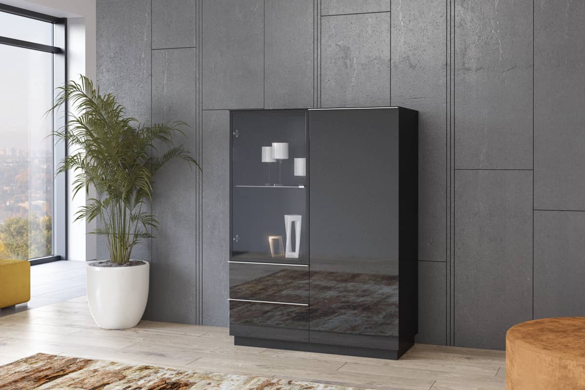 Helio 44 Display Cabinet-Living Room Display Cabinet
