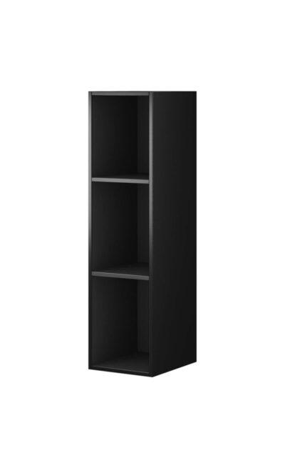 Helio 87 Hanging Bookcase Black Wall Hung Bookcase 