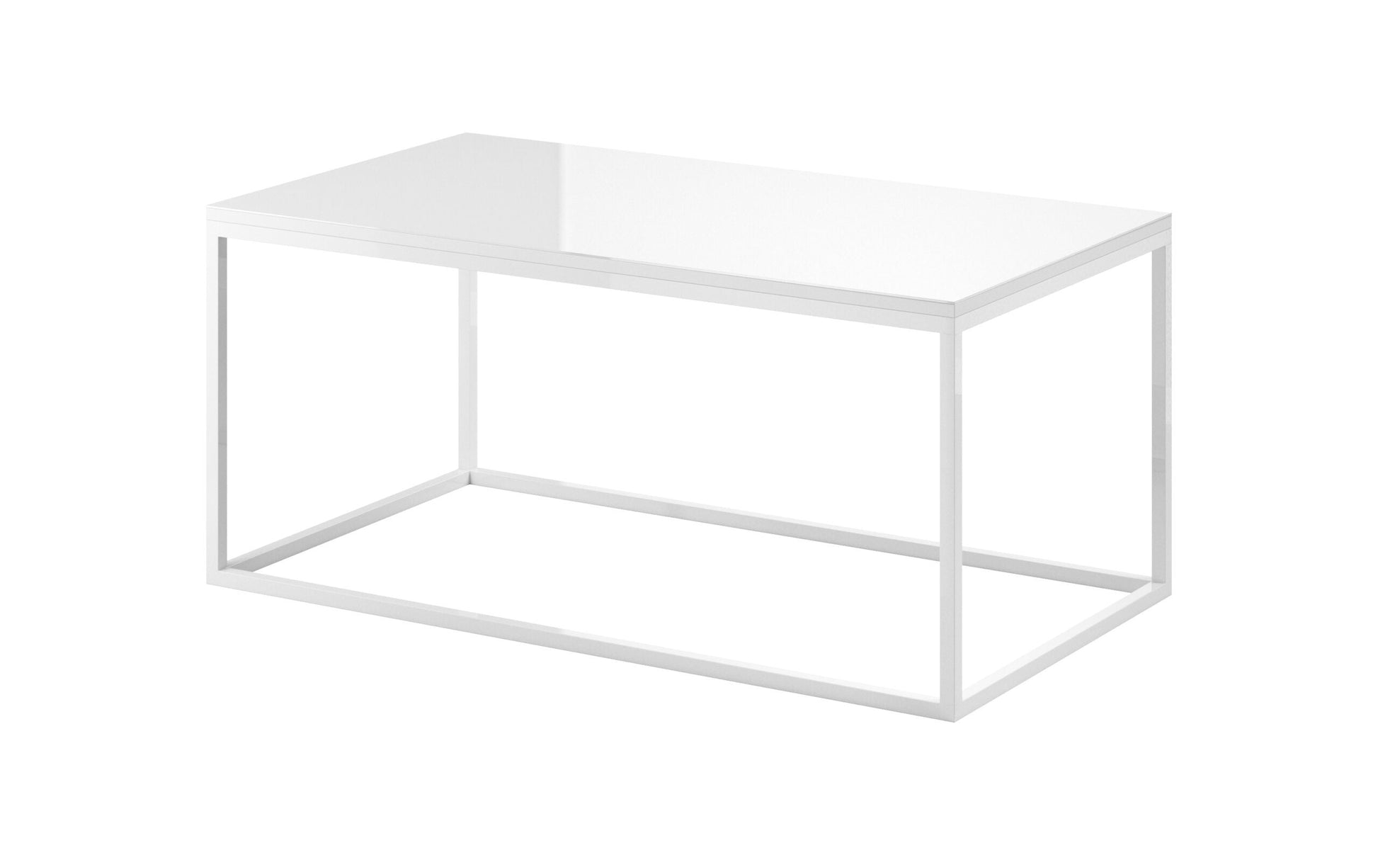 Helio 99 Coffee Table White Glass Living Coffee Table 