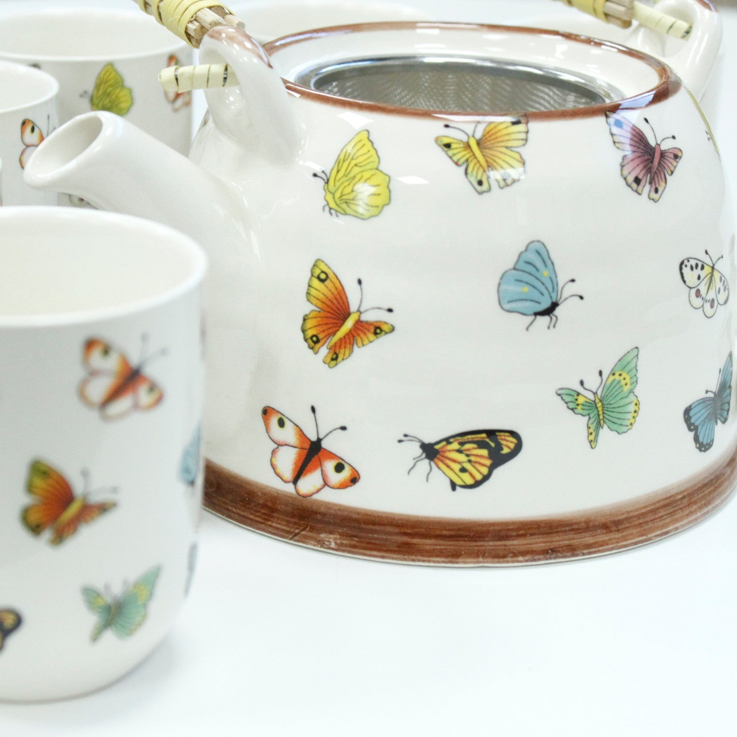 Herbal Teapot Set - Butterflies-