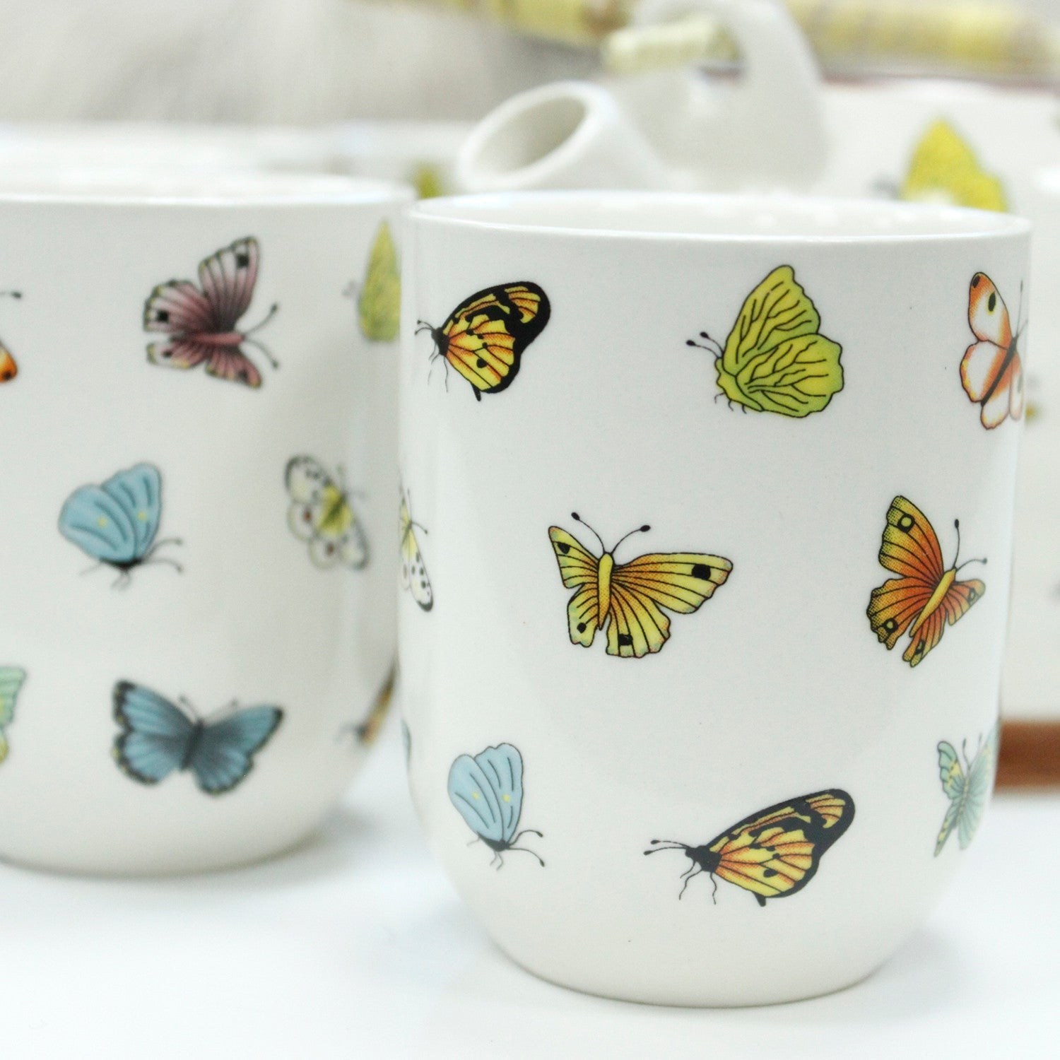 Herbal Teapot Set - Butterflies-