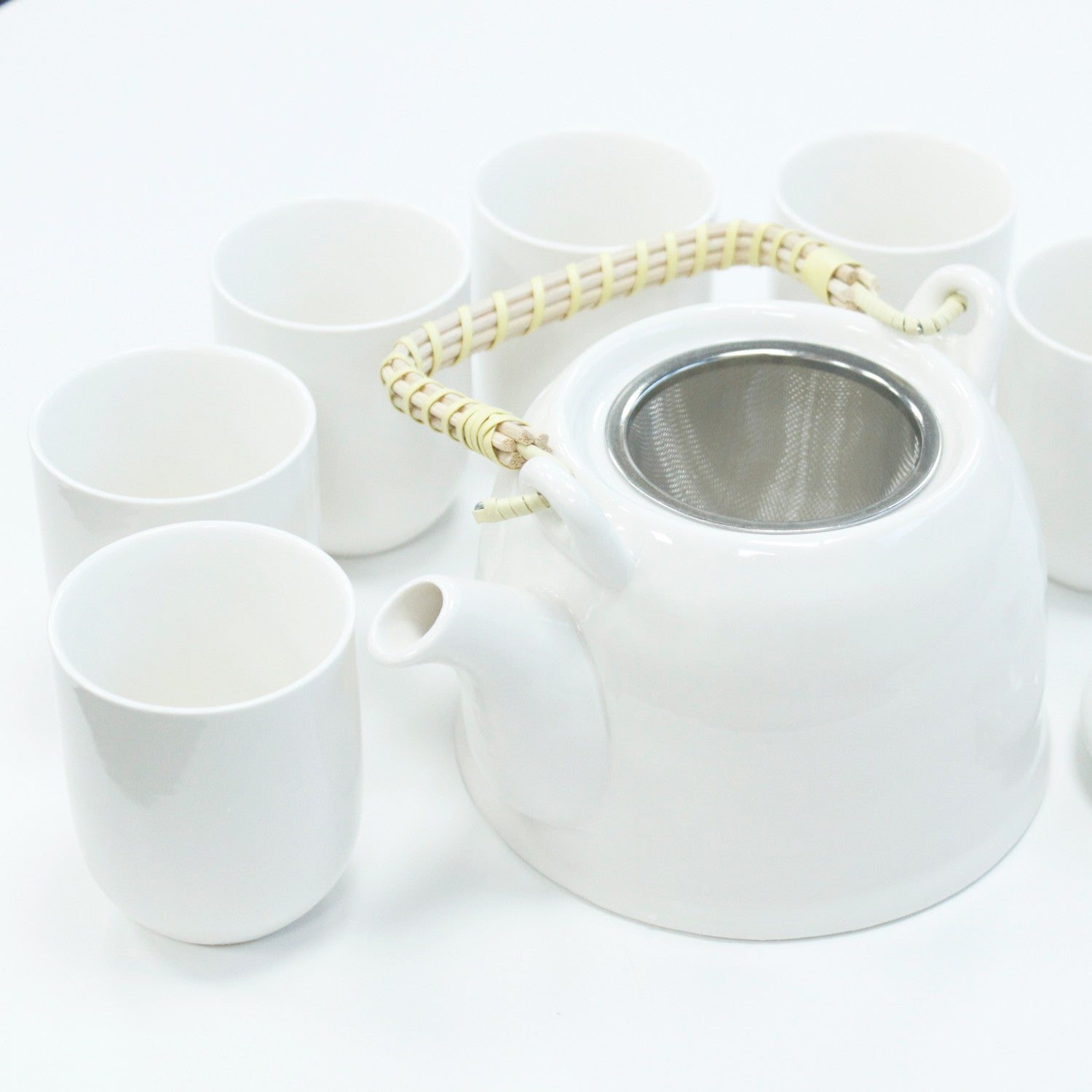 Herbal Teapot Set - Classic White - £37.0 - 
