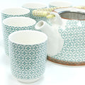 Herbal Teapot Set - Green Mosaic-