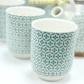 Herbal Teapot Set - Green Mosaic-