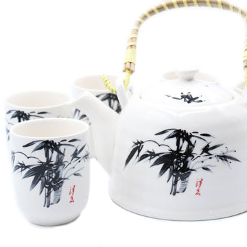 Herbal Teapot Set - White Stone Oriental - £36.94 - 