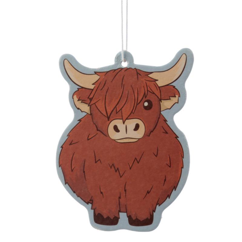 Highland Coo Cow Autumn Leaves Scented Air Freshener - £5.0 - 