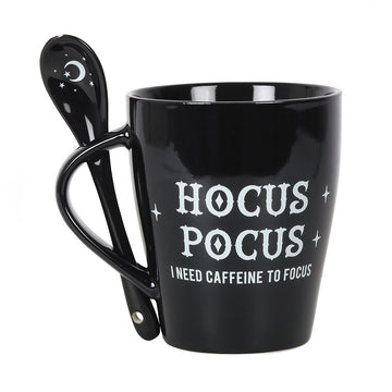 Hocus Pocus Mug and Spoon Set - £10.99 - Mugs Cups 