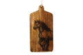 Horse Engraved Wooden Cheese Board-