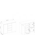 Idea ID-04 Sideboard Cabinet-Sideboard Cabinet