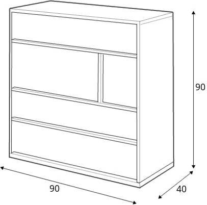 Imola IM-07 Chest of Drawers-Kids Chest of Drawers