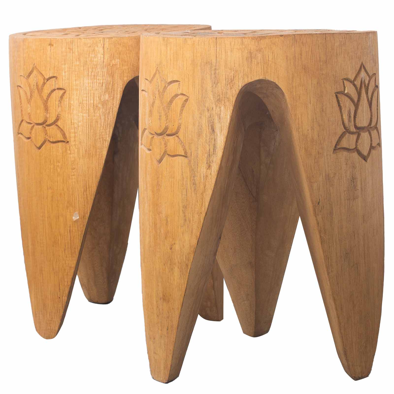 Interlocking Table/Stool set of 2 - Natural - £107.0 - 