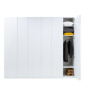 Italia 29 - 6 Door Wardrobe 270cm-Hinged Door Wardrobe