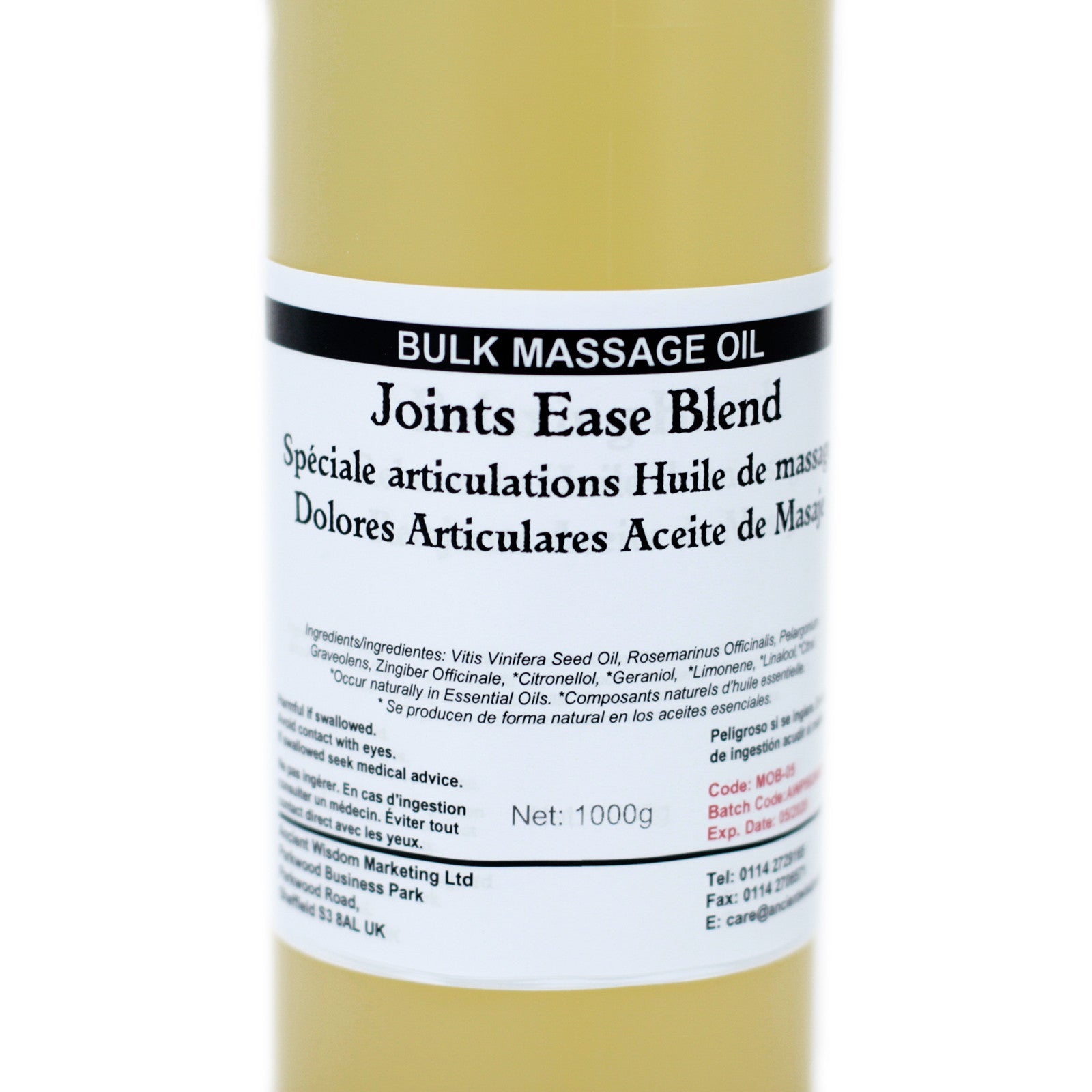 Joints Ease 1Kg Massage Oil-