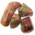 L Tumble Stones - Unakite-