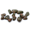 L Tumble Stones - Unakite-