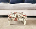 Ladies Fabric Footstool with Drawer-