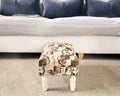 Ladies Fabric Footstool with Drawer-