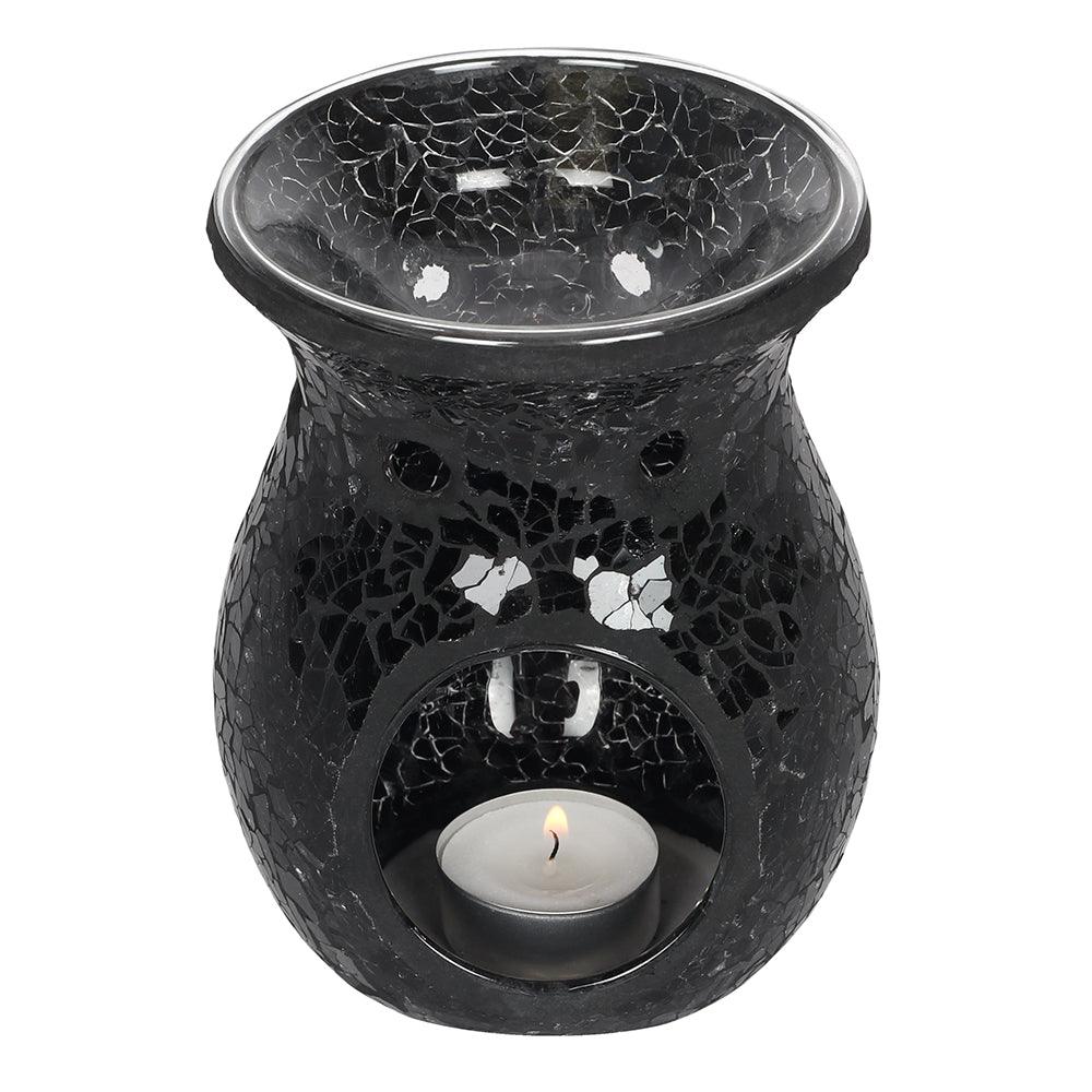 Large Black Crackle Oil Burner-Oil Burners