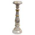 Large Candle Stand - White Gold - £36.0 - 