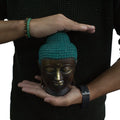 Large Classic Brass Buddha Head-