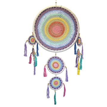 Large Dreamcatcher (55cm) - Pastel Rainbow - £47.0 - 