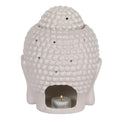 Large Grey Buddha Head Oil Burner-Oil Burners