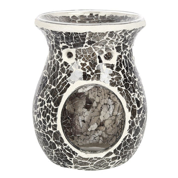 Large Gunmetal Grey Crackle Oil Burner - £18.79 - Oil Burners 