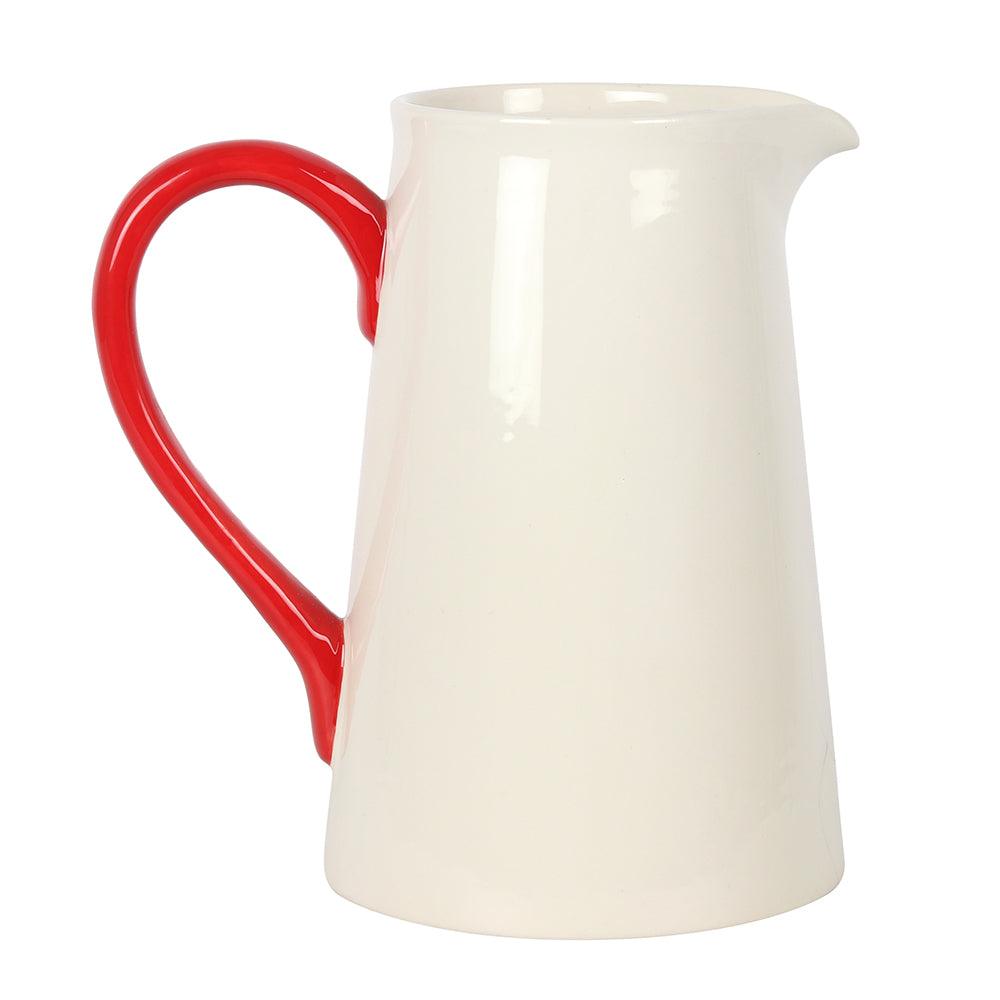 Large Robin Flower Jug-Tableware