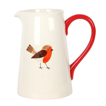 Large Robin Flower Jug - £19.99 - Tableware 