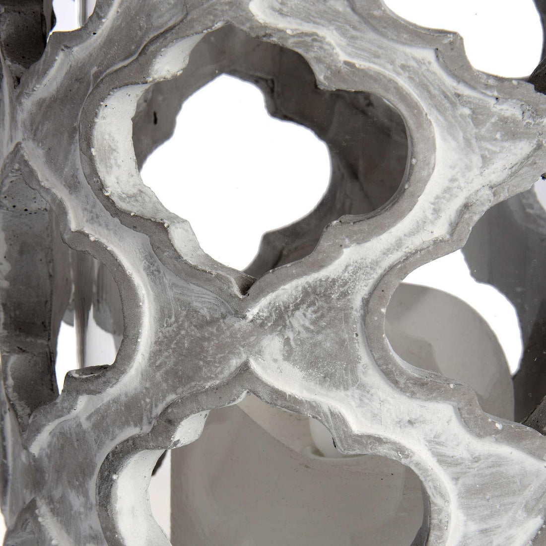 Large Stone Effect Patterned Candle Holder - £44.95 - Gifts & Accessories > Candle Holders > Candle Holders 